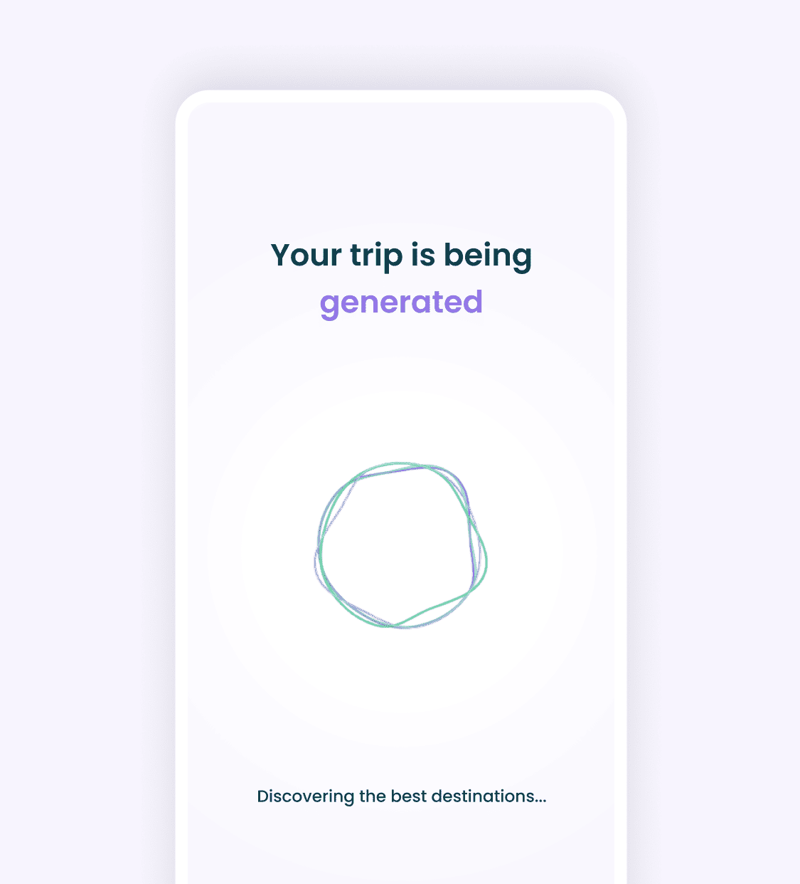 Stippl AI travel planner showing a generated day-by-day itinerary